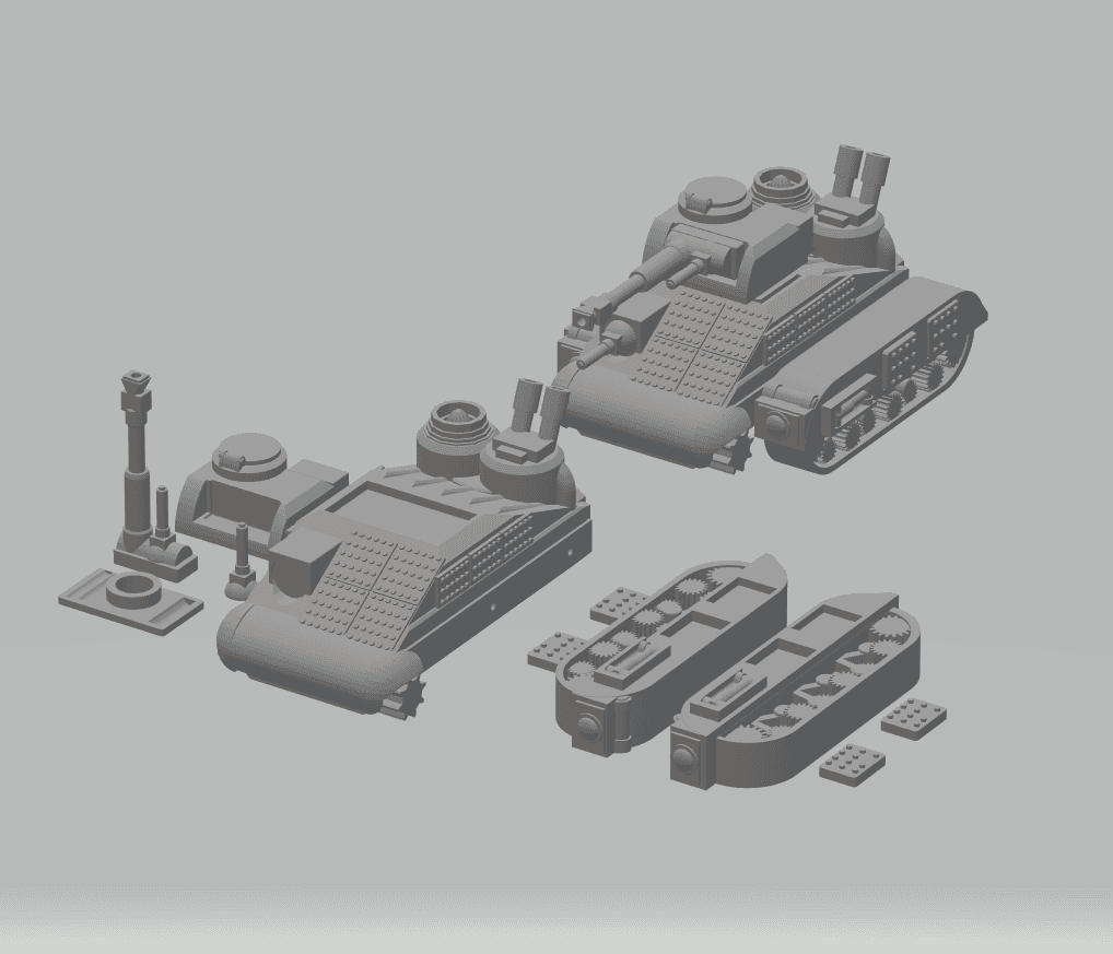 FHW Stellar Coalition Corps Sherman Tank  3d model