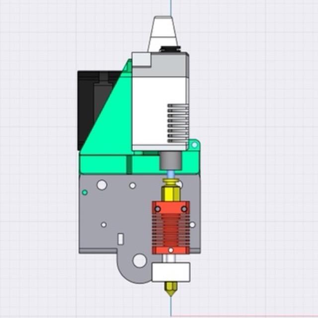 Ender3v2 BMG direct drive adapter (Drivinator Remix) 3d model