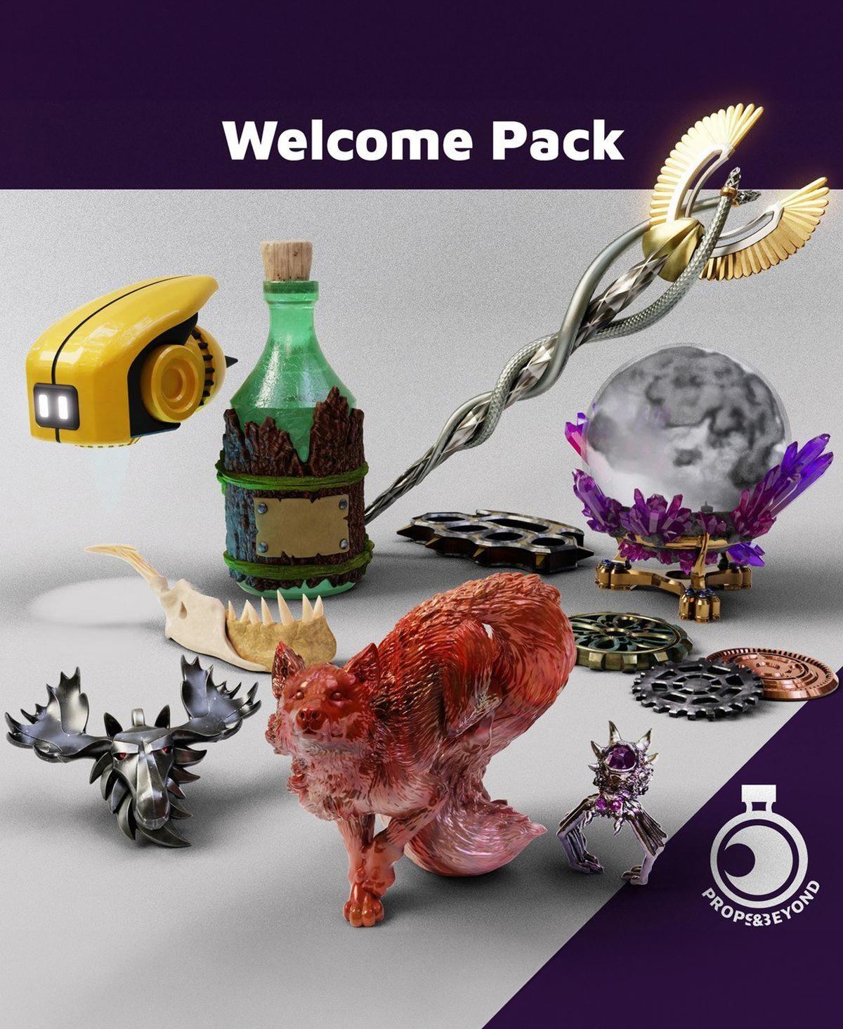 Welcome Pack 3d model