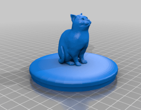 Cat Feeder Lid 3d model