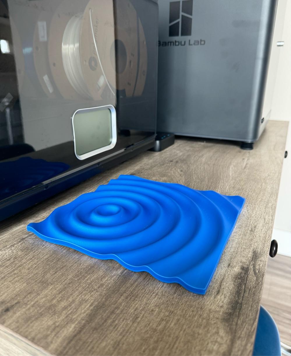 Tray “waterdrop” 3d model