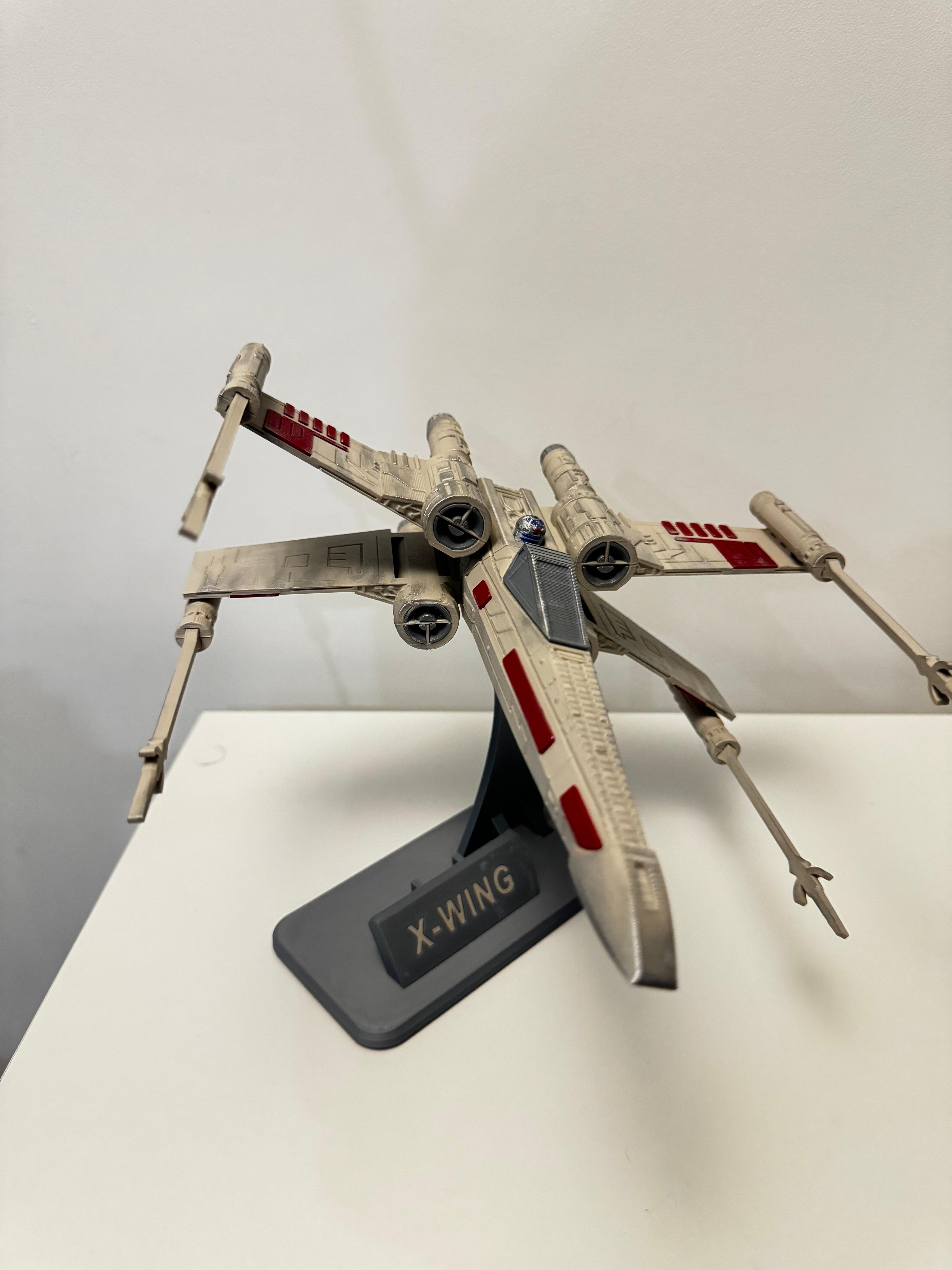 X-Wing Kit (No Support, No AMS, No Glue) - Battle scar X-Wing - 3d model