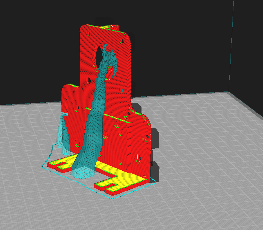 MS DD Linear rail mount for Creality / Ender printers 3d model