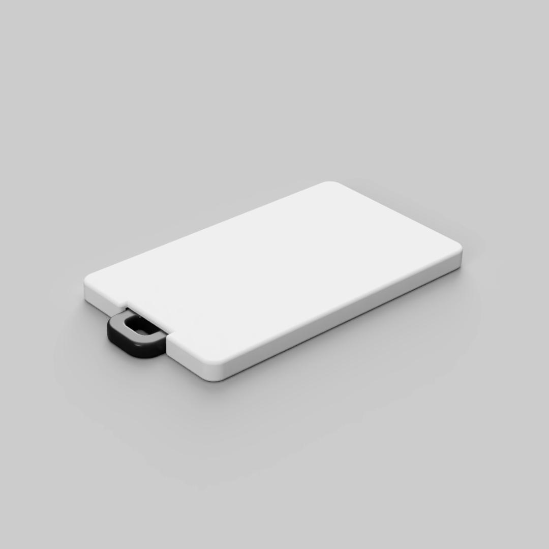 Minimalistic Card-sized Nintendo Game Card Holder 3d model