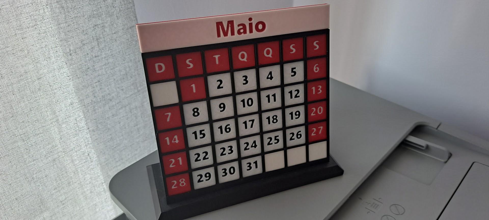 Universal Calendar 3d model