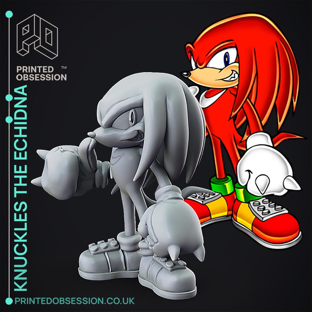 Knuckles - Sonic The Hedgehog - Fan Art 3d model