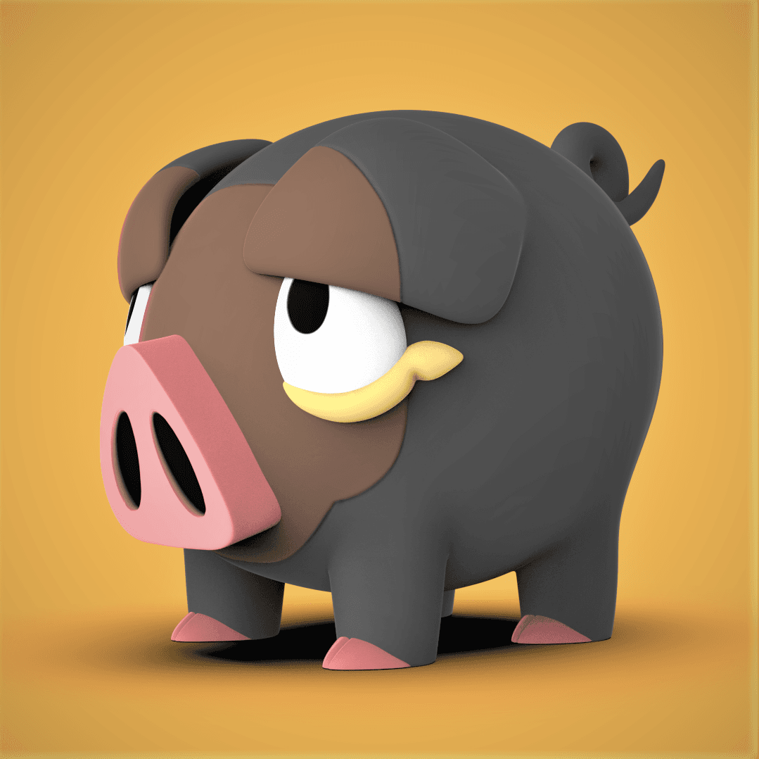 Lechonk (Pokémon) 3d model