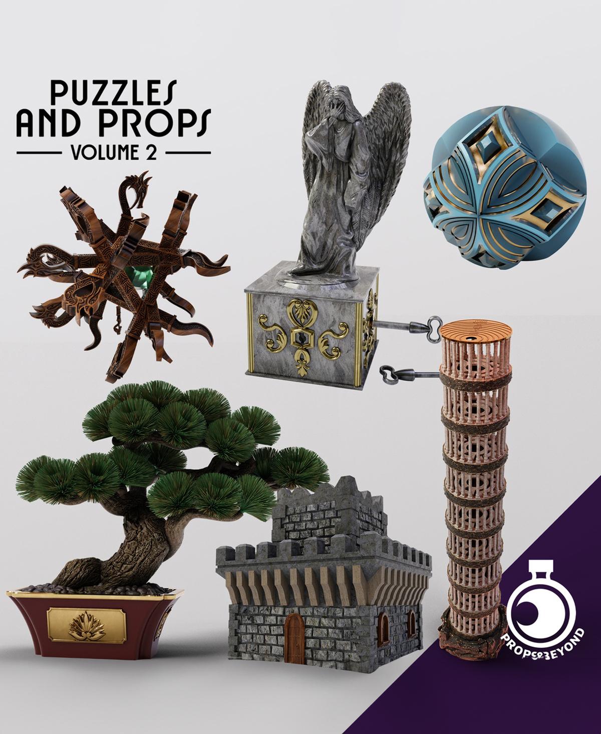 Puzzle Collection - Puzzles and Props - Volume 2 3d model