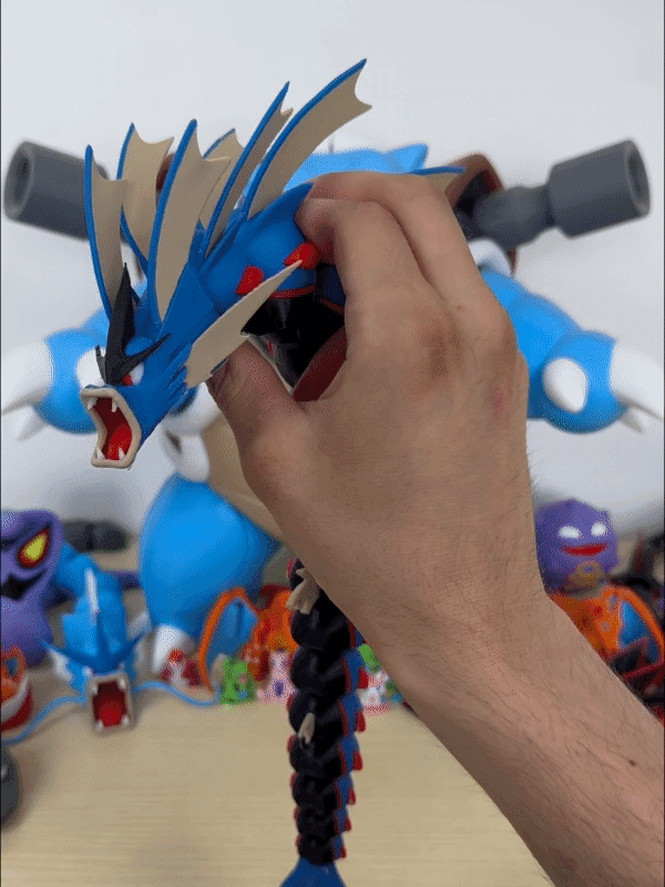 Articulated Pokémon - Mega Gyarados 3d model