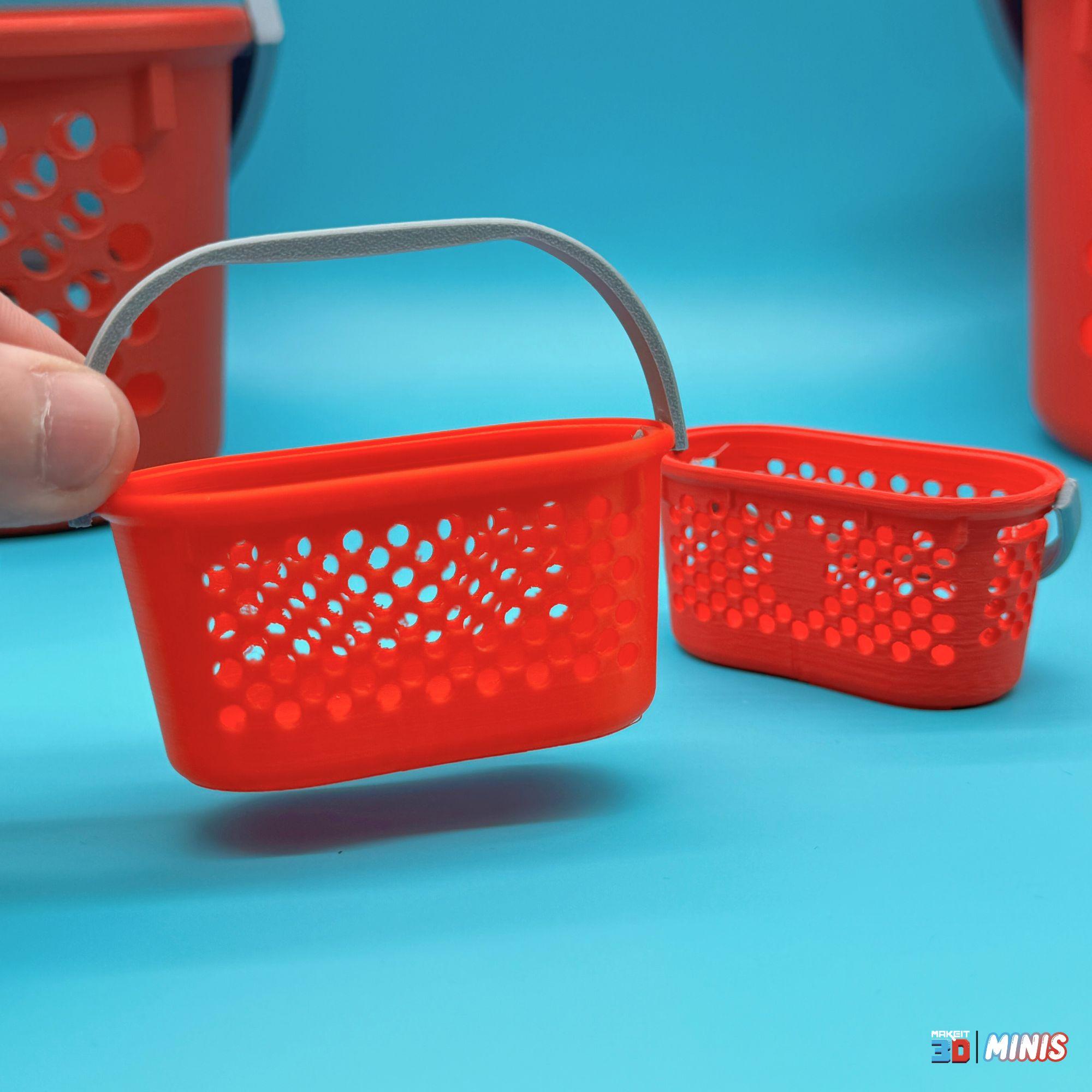 3D Printable Mini Basket STL Files 3d model