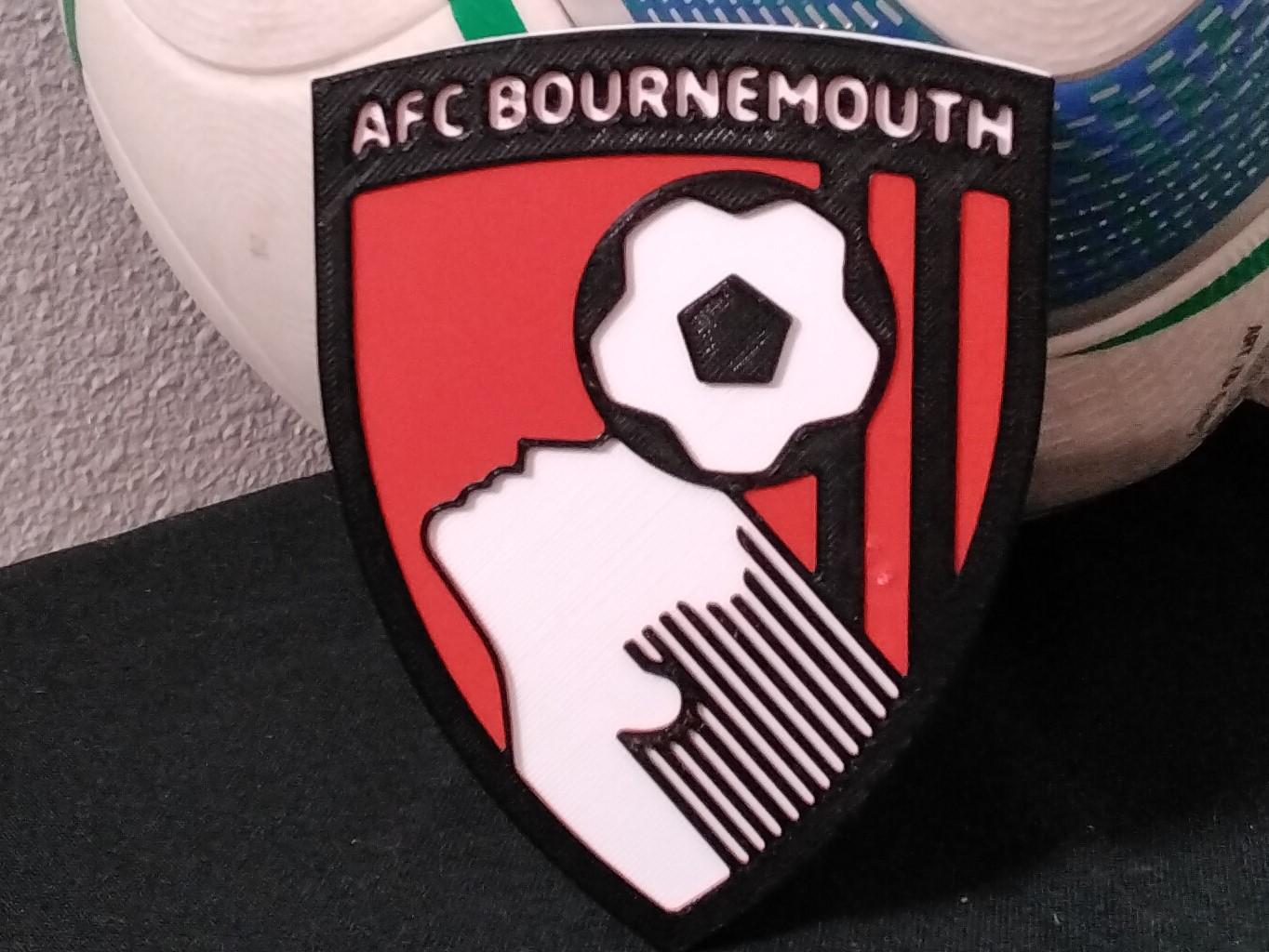 AFC Bournemouth coaster or plaque 3d model