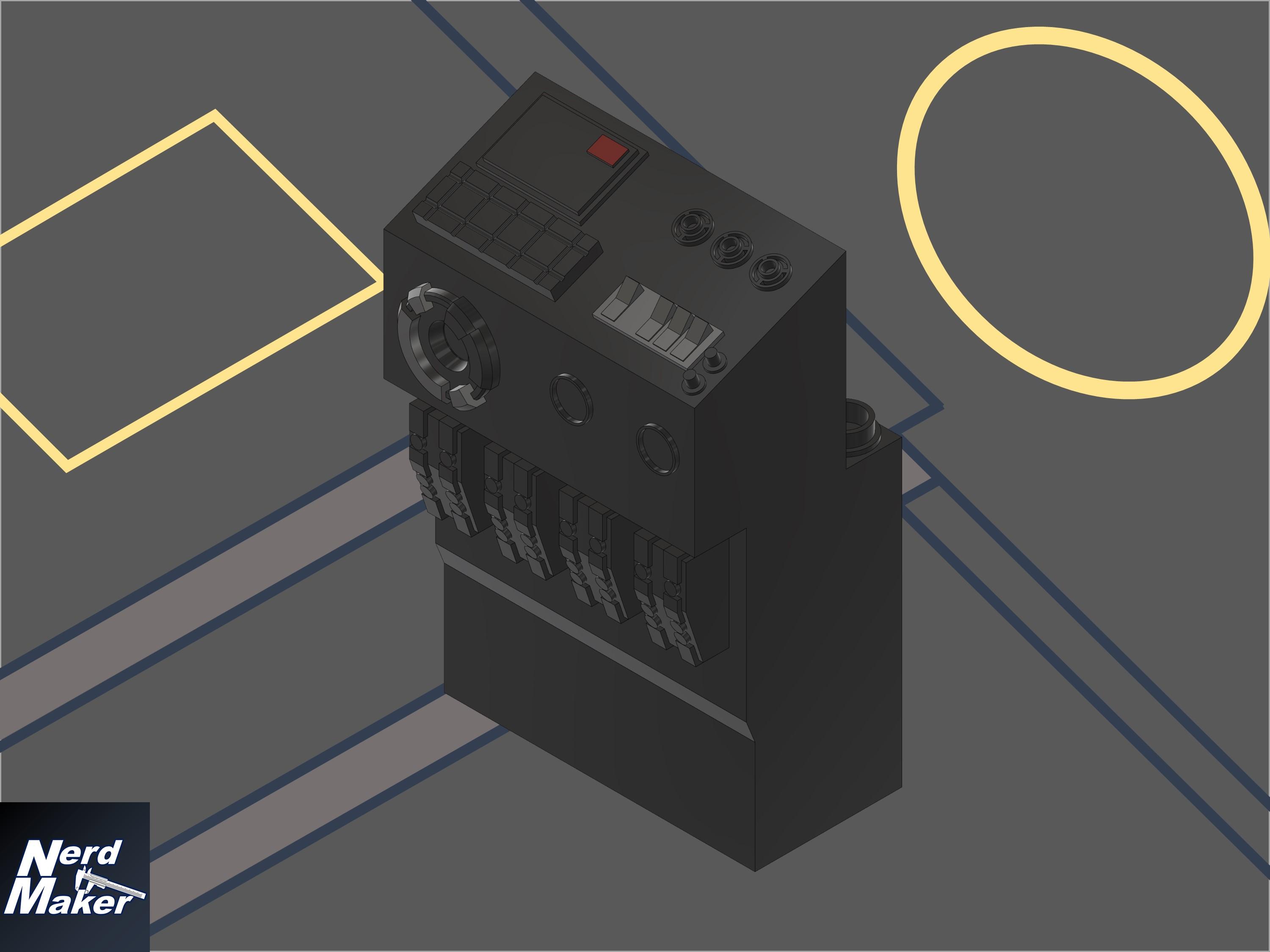 Rebel Hangar Equipment - 1/12, 1/18 and 1/72 scale 3d model