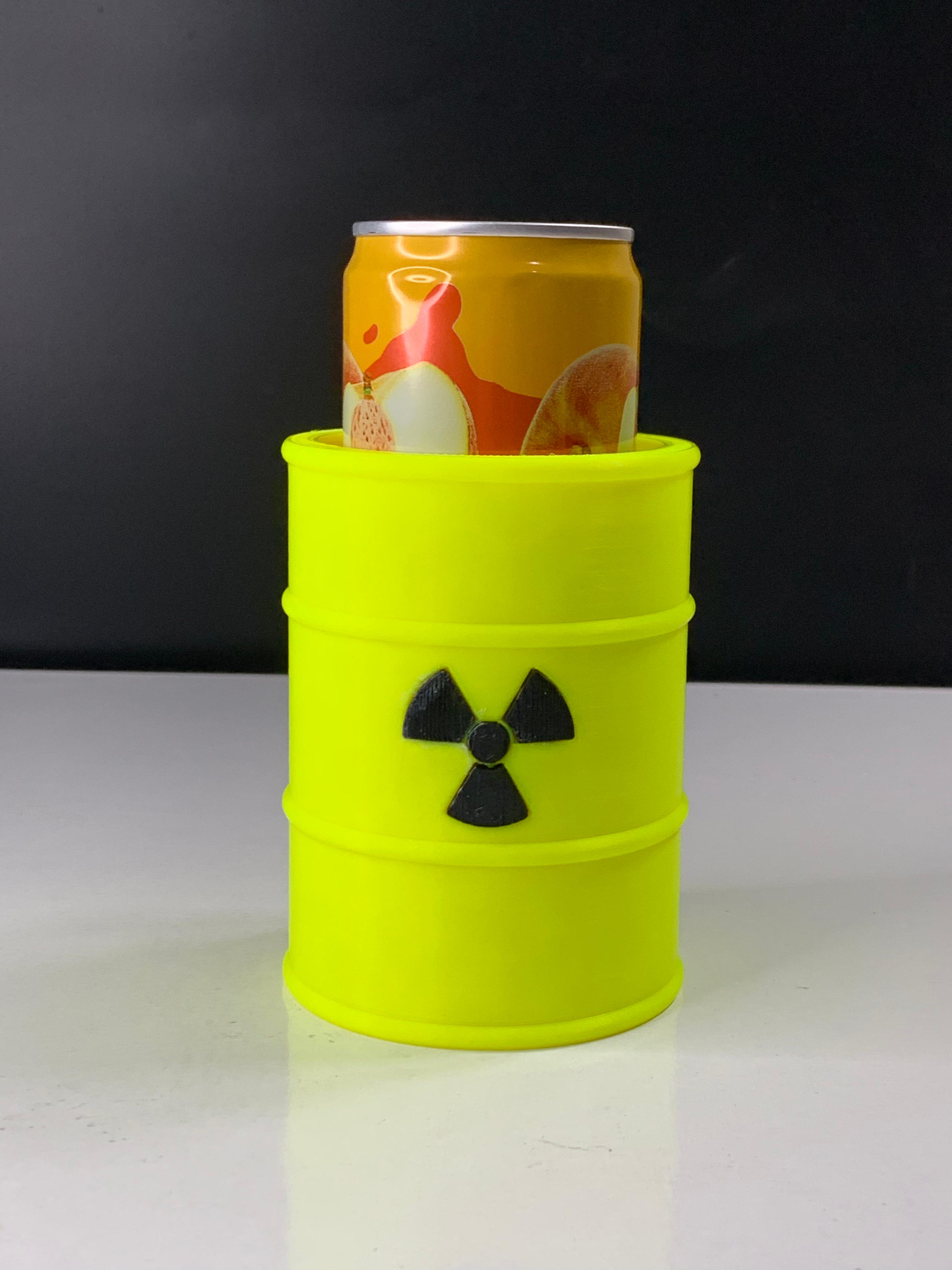 nuclear barrel can cup - workspace challenge 3d model