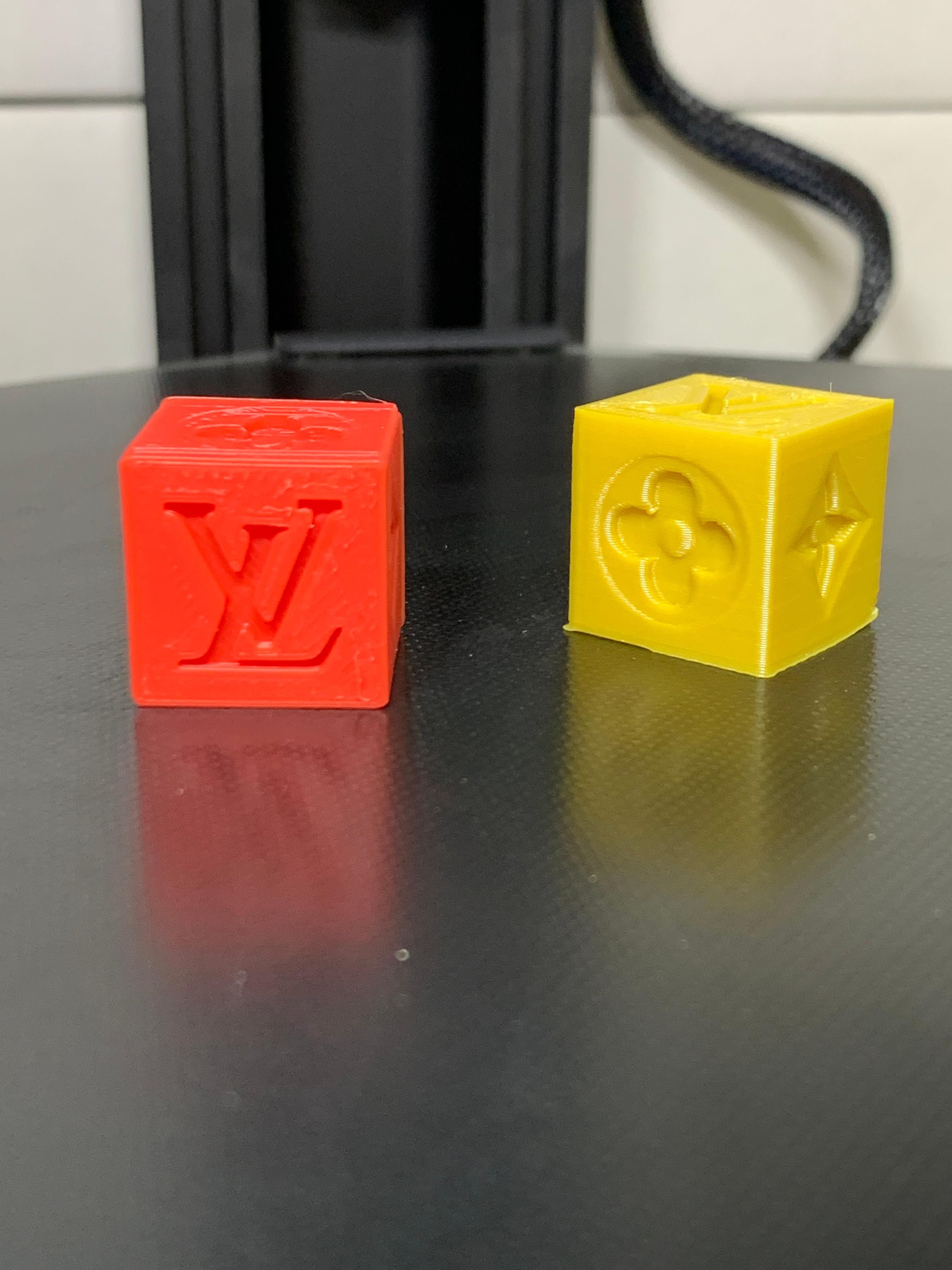 louis vuitton calibration cube 3d model