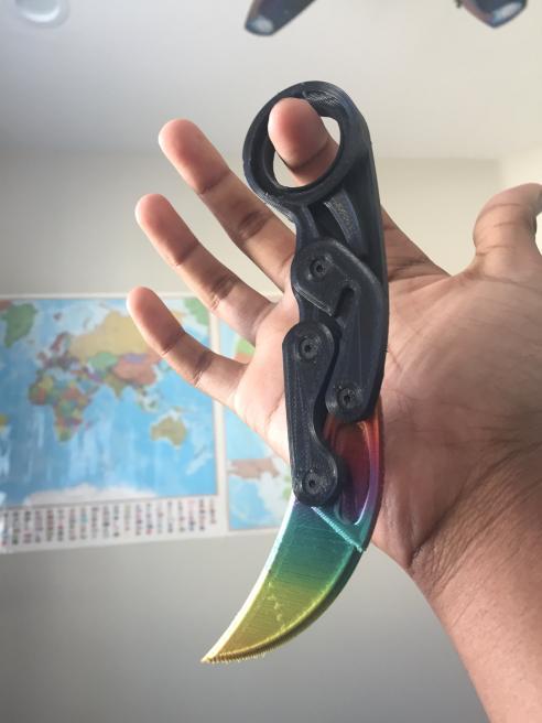 Folding Pocket Karambit 3d model