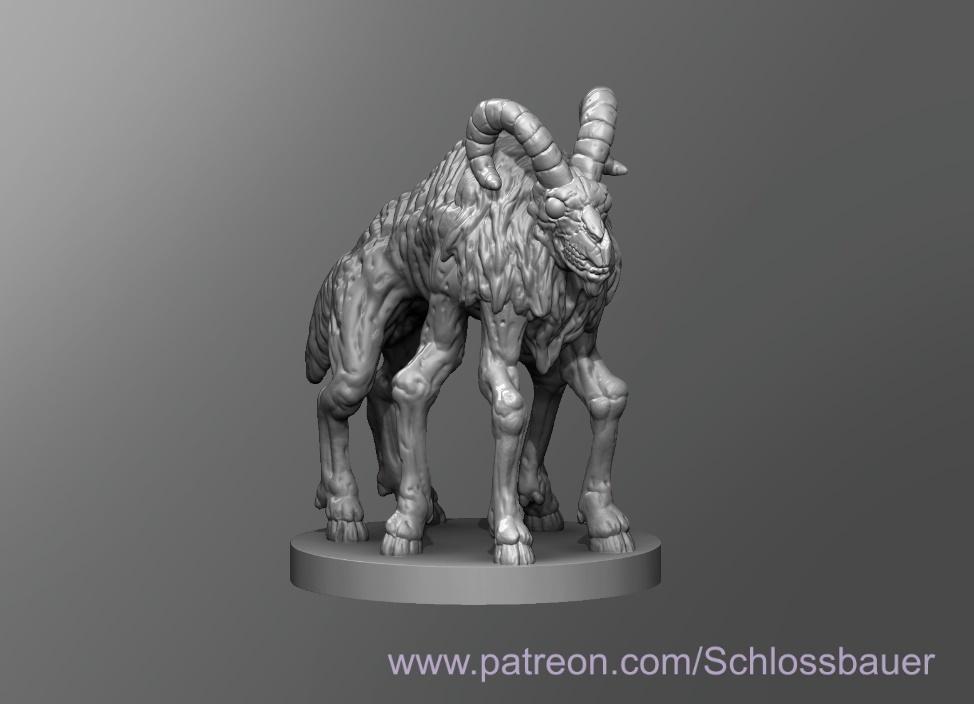 Mutated Goat 3d model