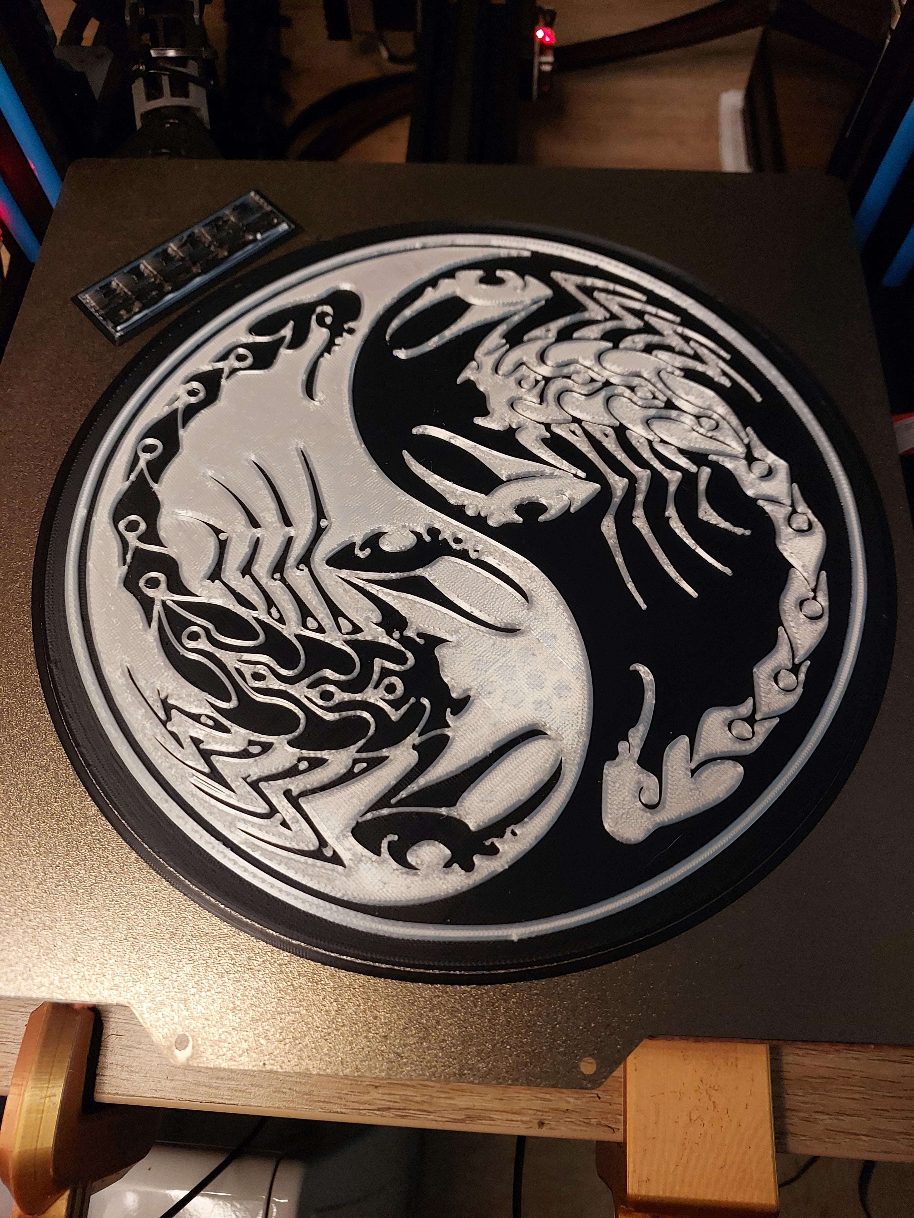 Twin Scorpions Yin Yang 3d model