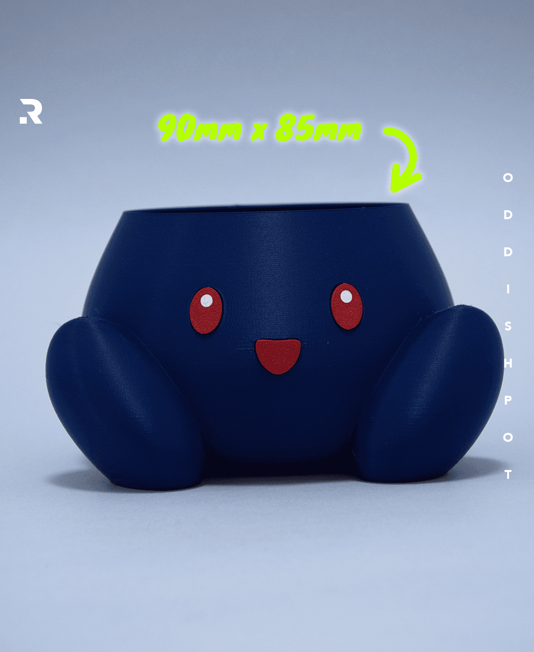 Oddish Pot (No Supports) - Pokémon Planter *by RNDM3D* 3d model