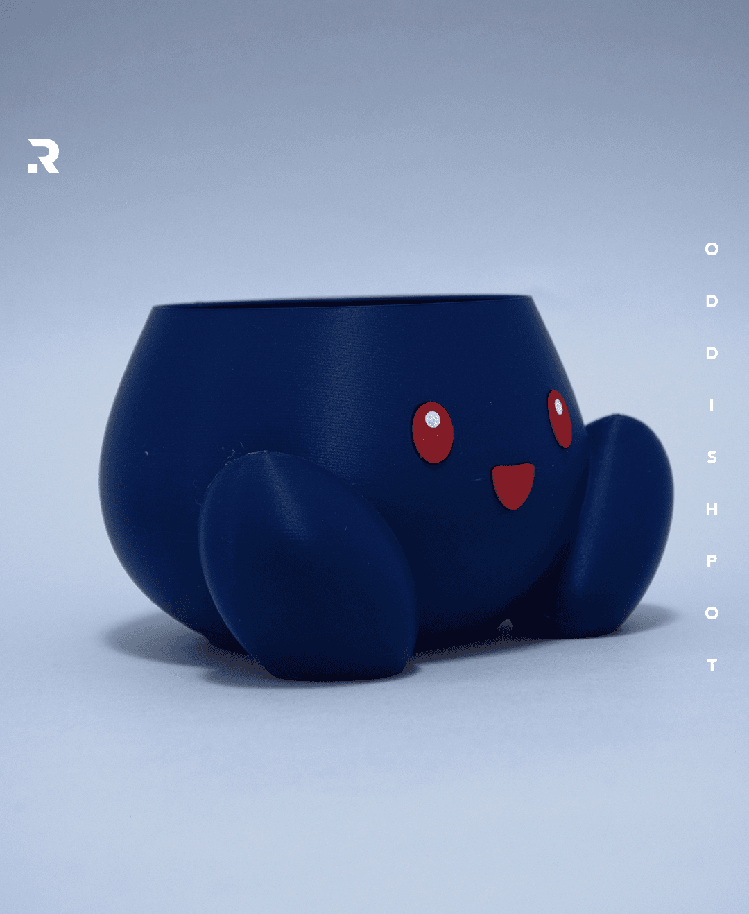 Oddish Pot (No Supports) - Pokémon Planter *by RNDM3D* 3d model