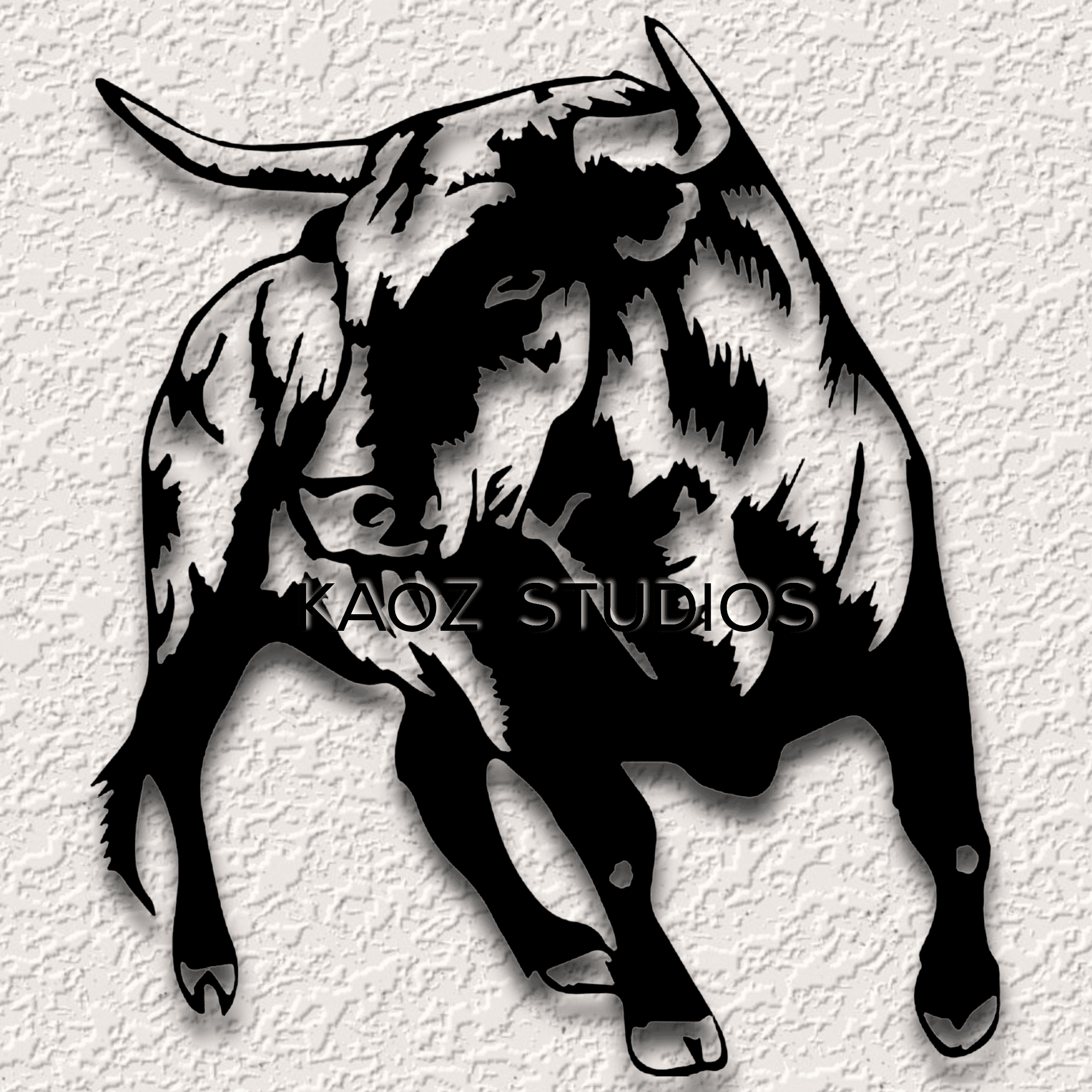 bull wall art redbull wall decor farm decoration farmhouse barn 3d model