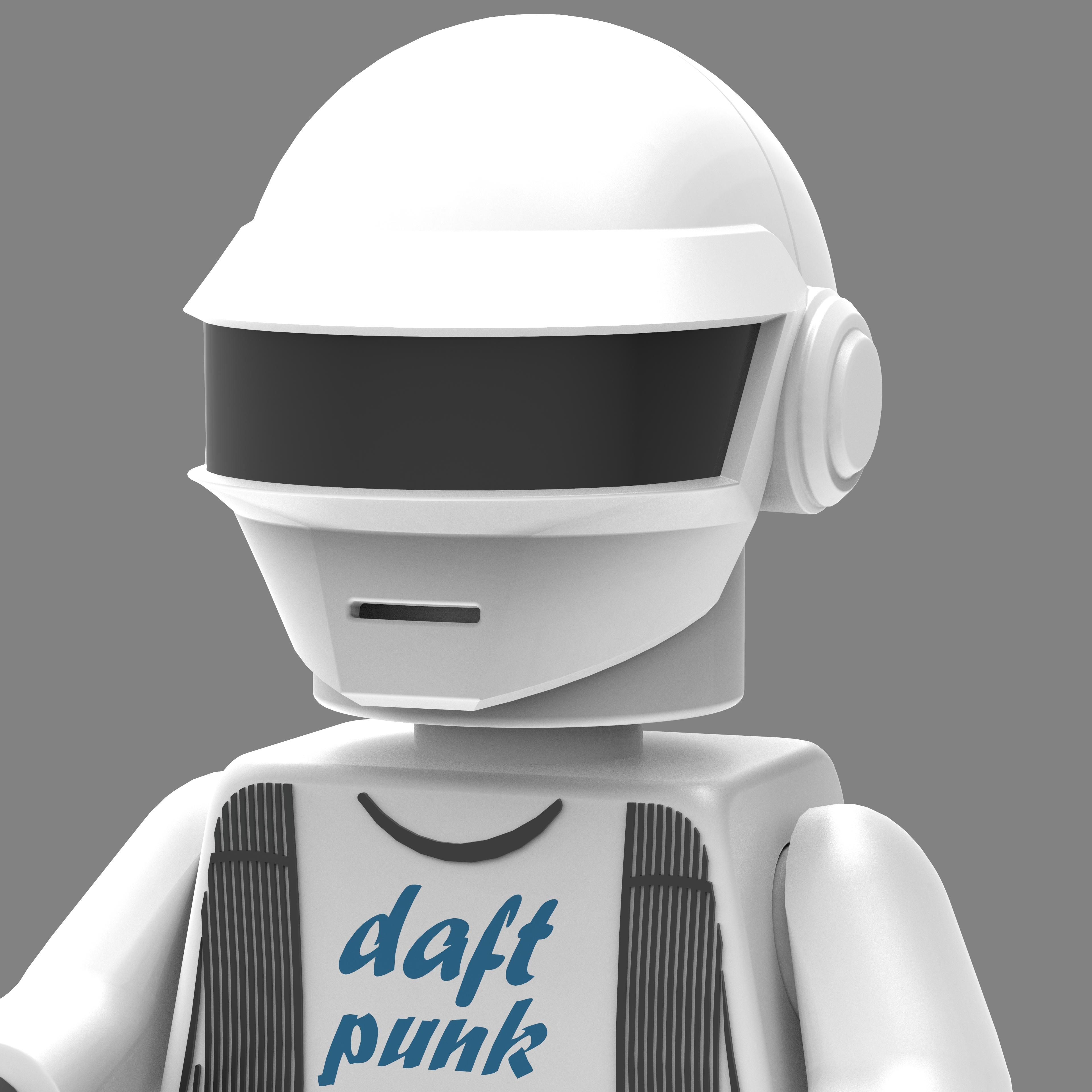 Draft punk 3d model