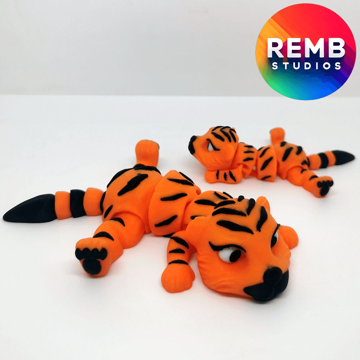  Flexi Tiger | Articulated Tiger no Support 3d model