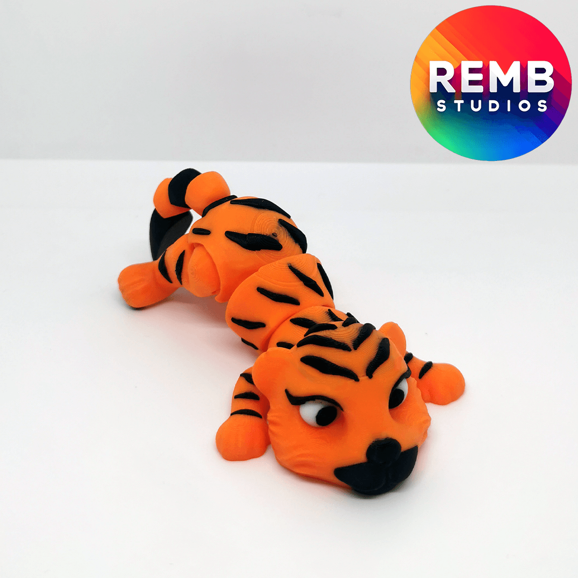  Flexi Tiger | Articulated Tiger no Support 3d model