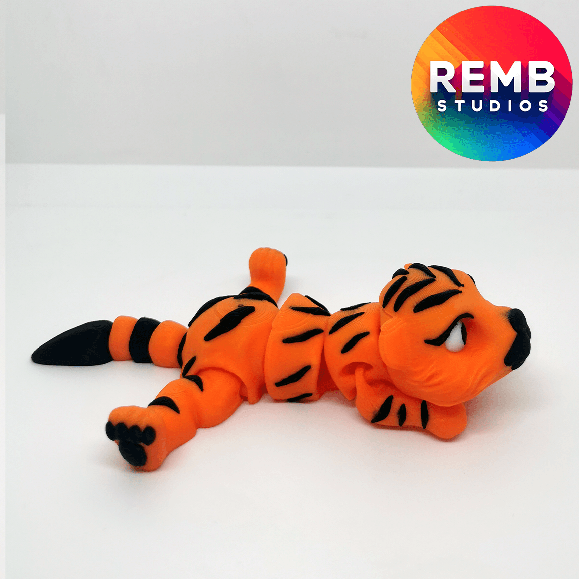  Flexi Tiger | Articulated Tiger no Support 3d model