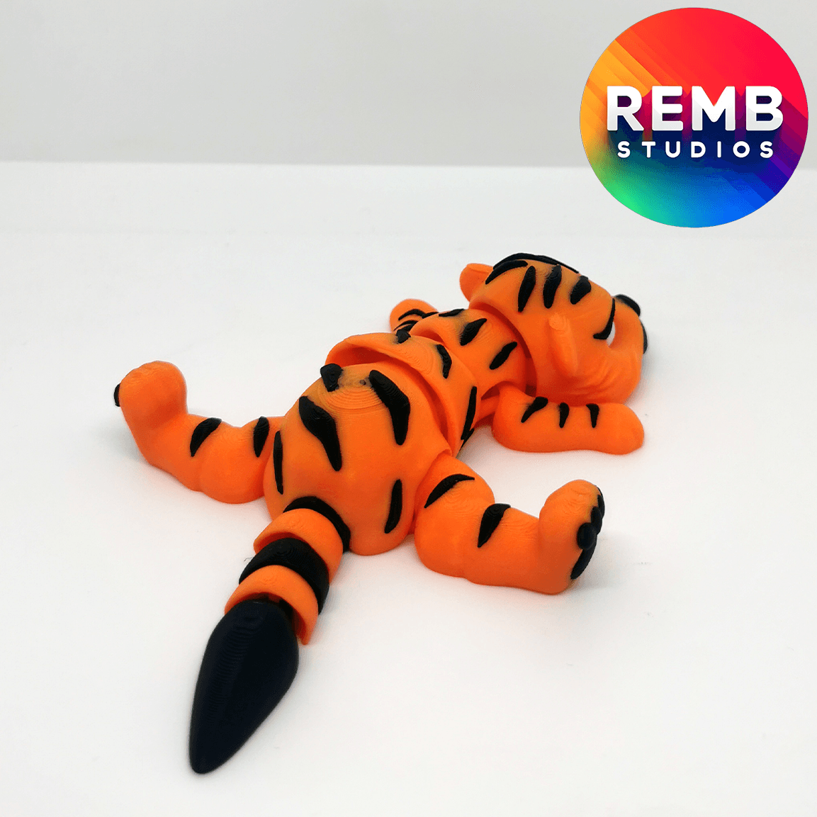  Flexi Tiger | Articulated Tiger no Support 3d model