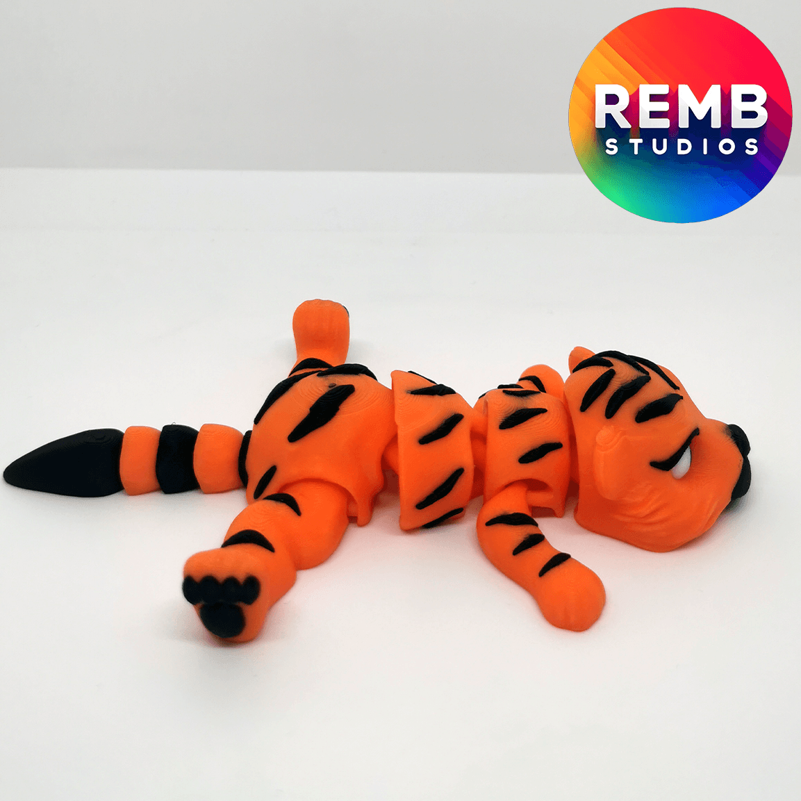  Flexi Tiger | Articulated Tiger no Support 3d model