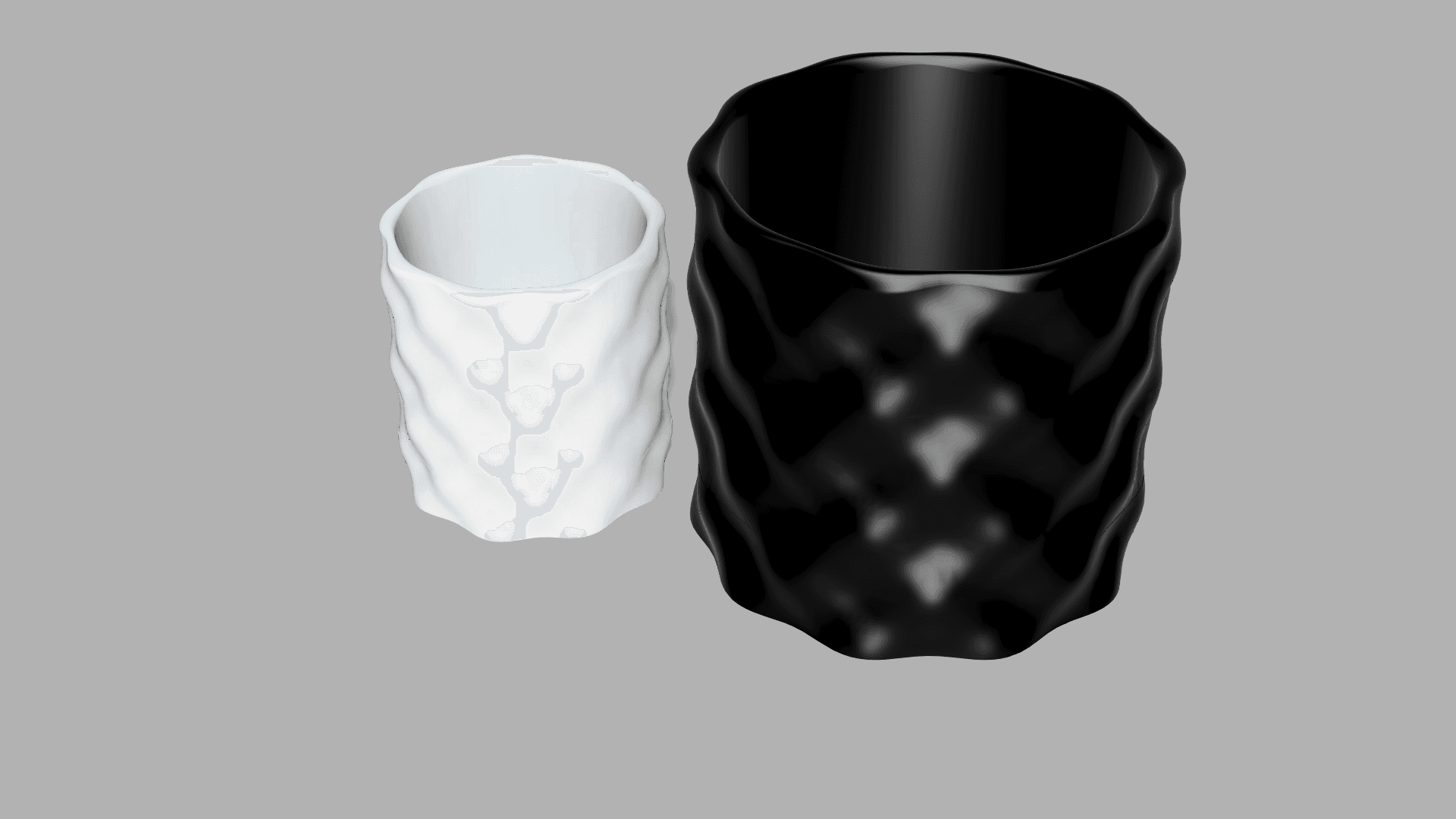 Wavy Planter / Vase 3d model