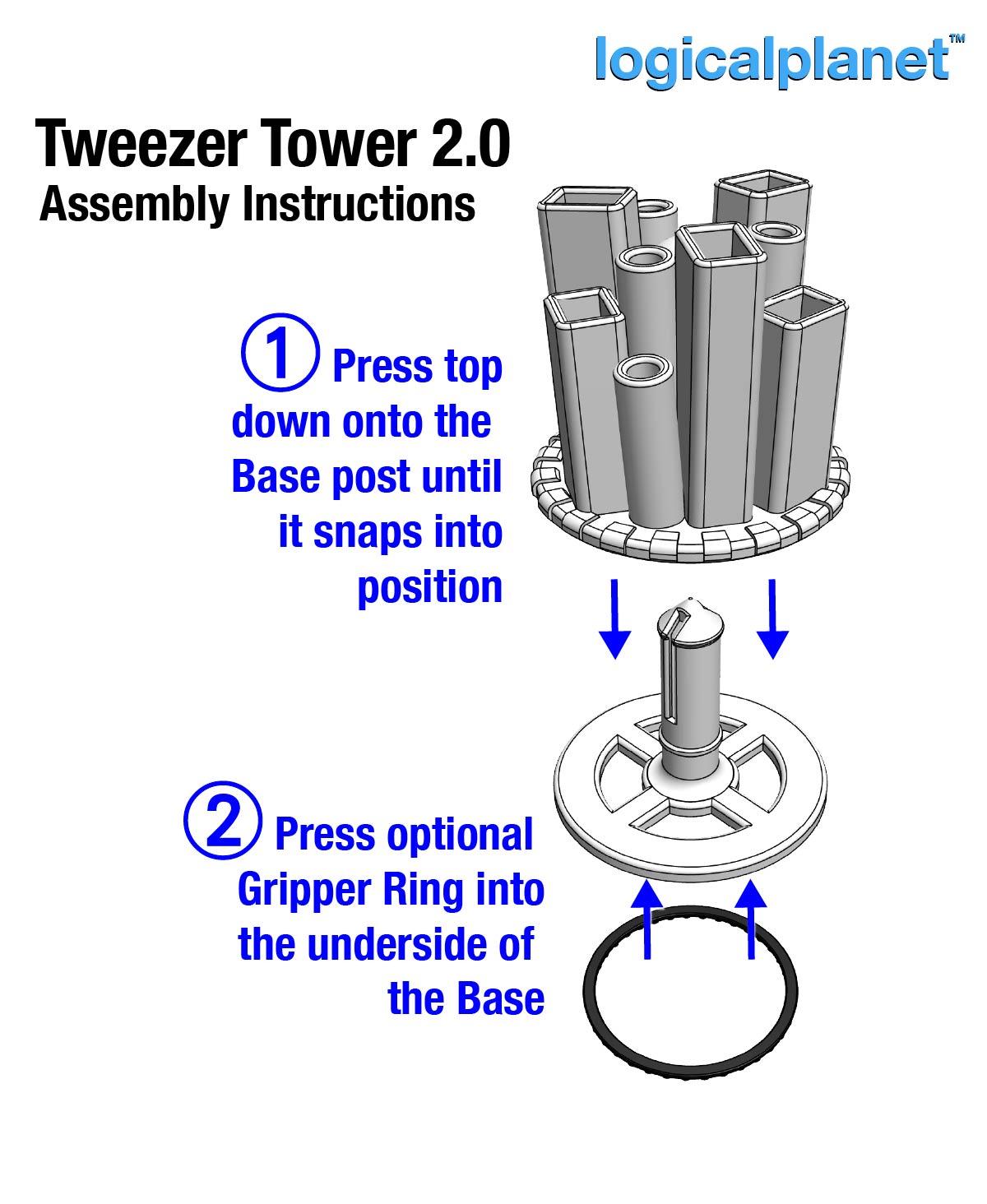 Tweezer Tower 2.0 3d model