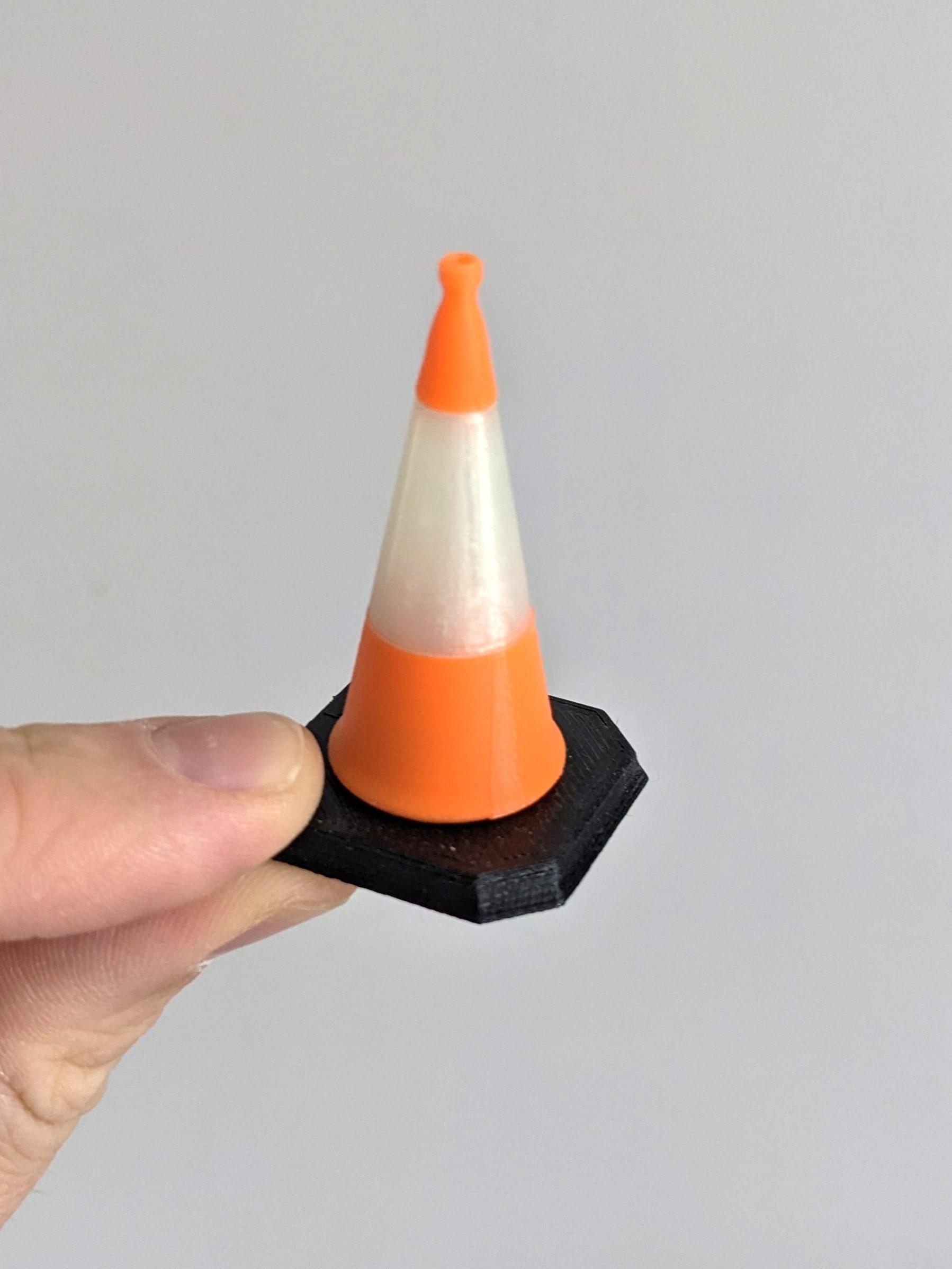 Traffic Cone - Multi-part 3d model