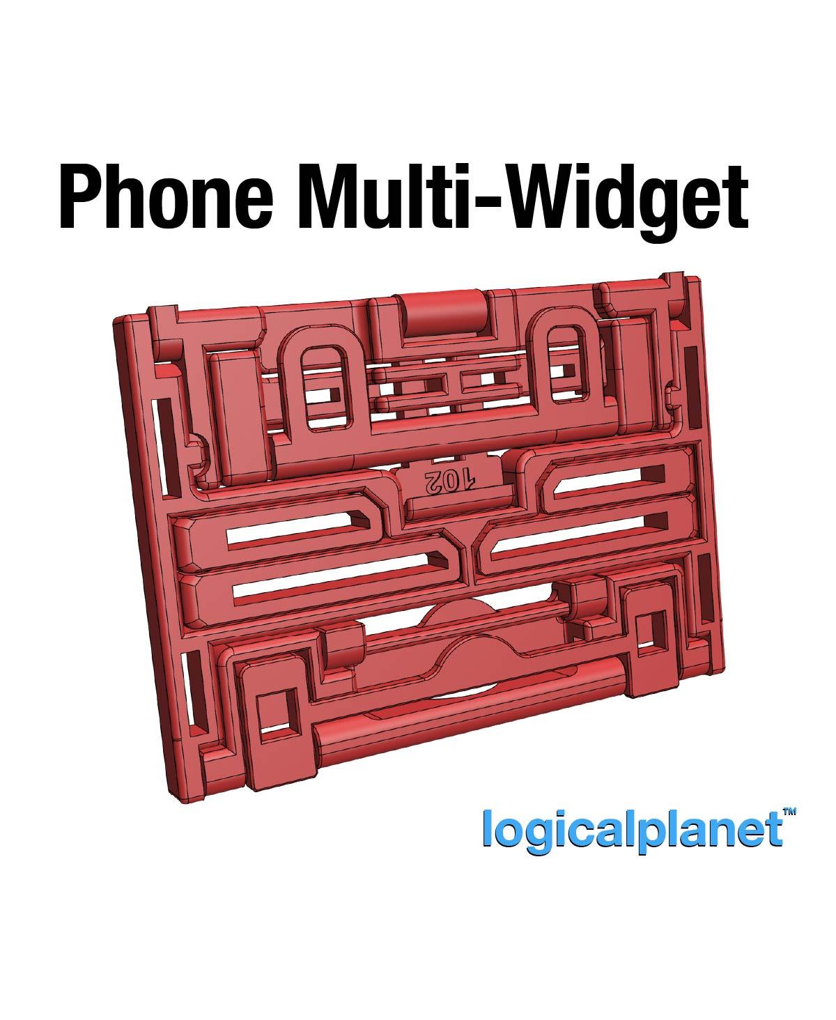 Phone Multi Widget (and Fidget) 3d model