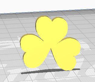 St.Patrick Day Pin 3d model