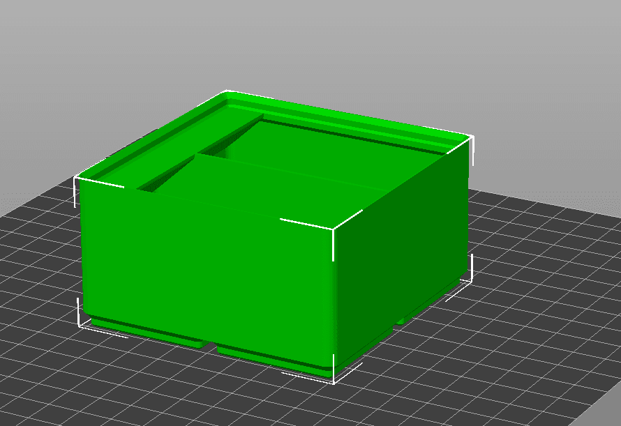 Gridfinity easy dump parts tray 3d model