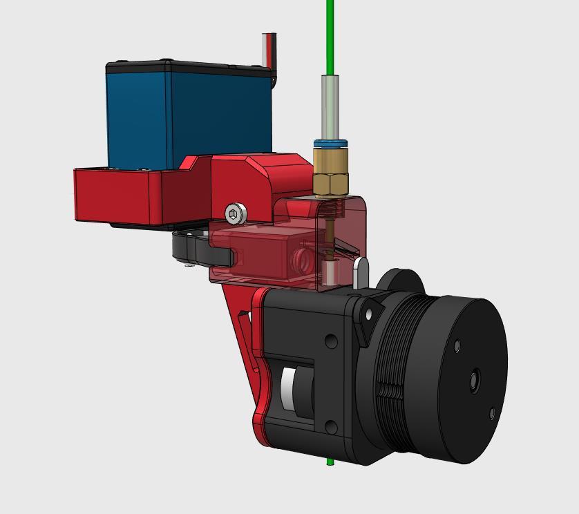 Filament-Cutter for Bondtech LGX-Lite Extruder 3d model