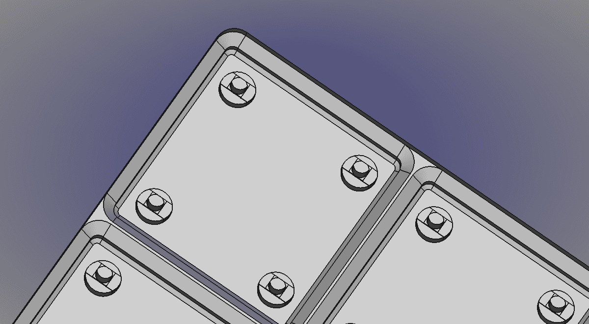 FreeCAD Gridfinity Parametric Bin Base Blank-Body.stl 3d model