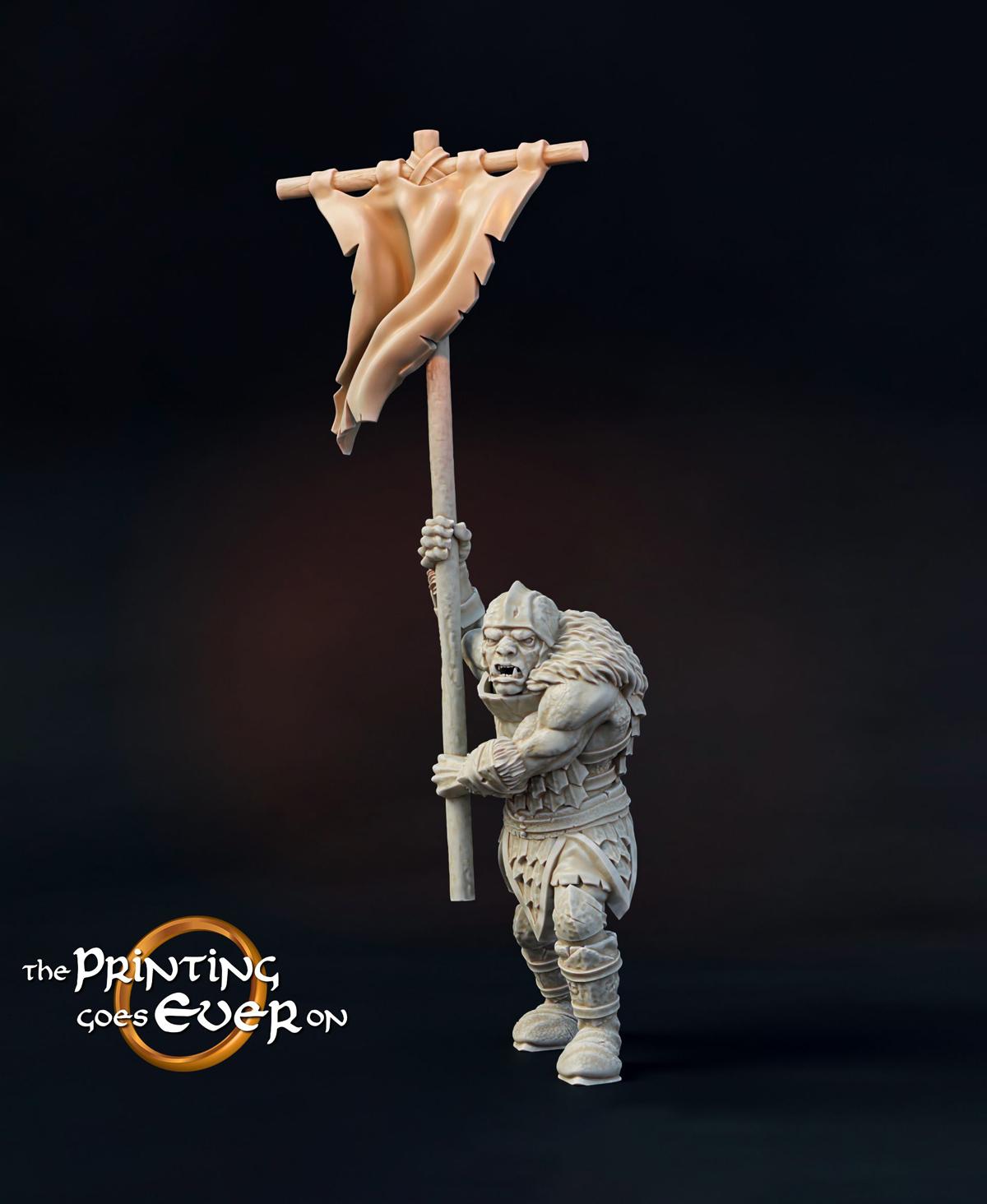 Orc Standard Bearer 3d model