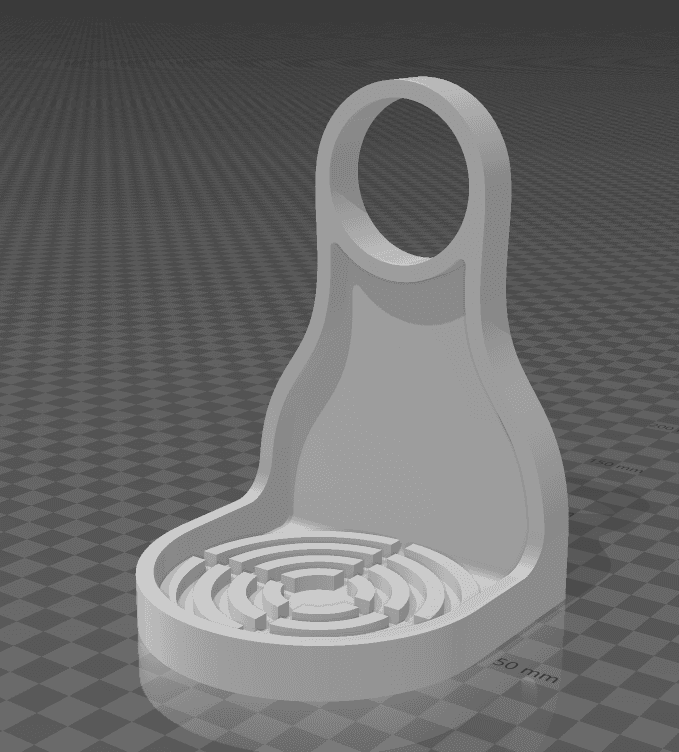 Laundry detergent cup holder 3d model