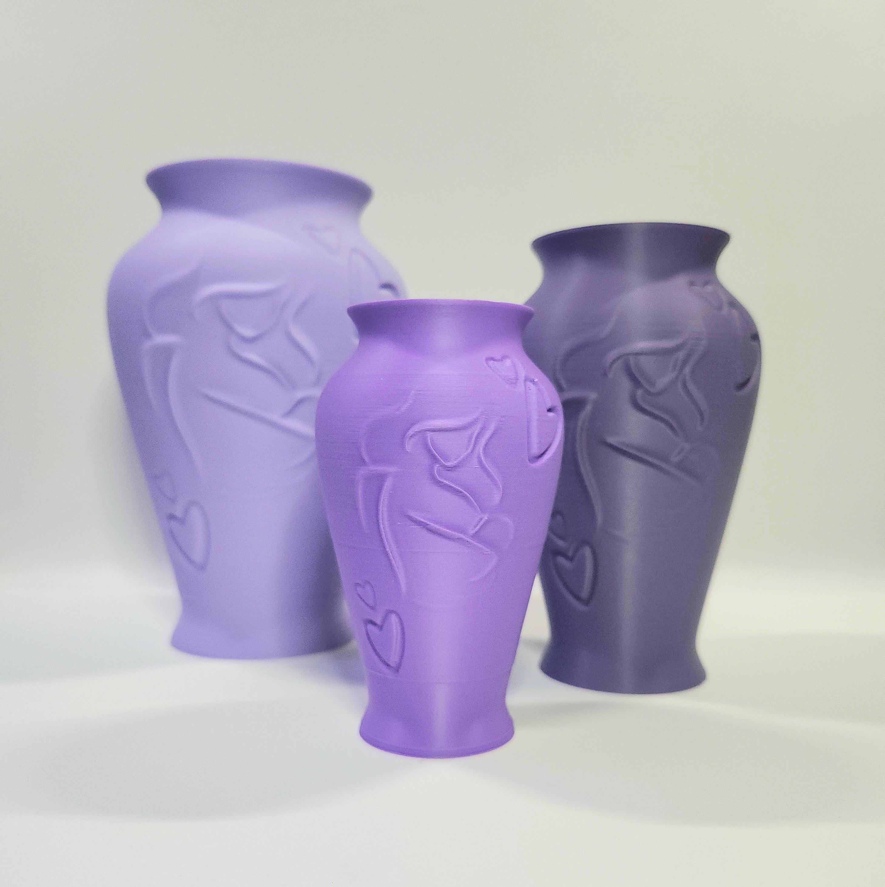 'A Mother's Love' Decorative Art Flower Vase :: Home Decor 3d model