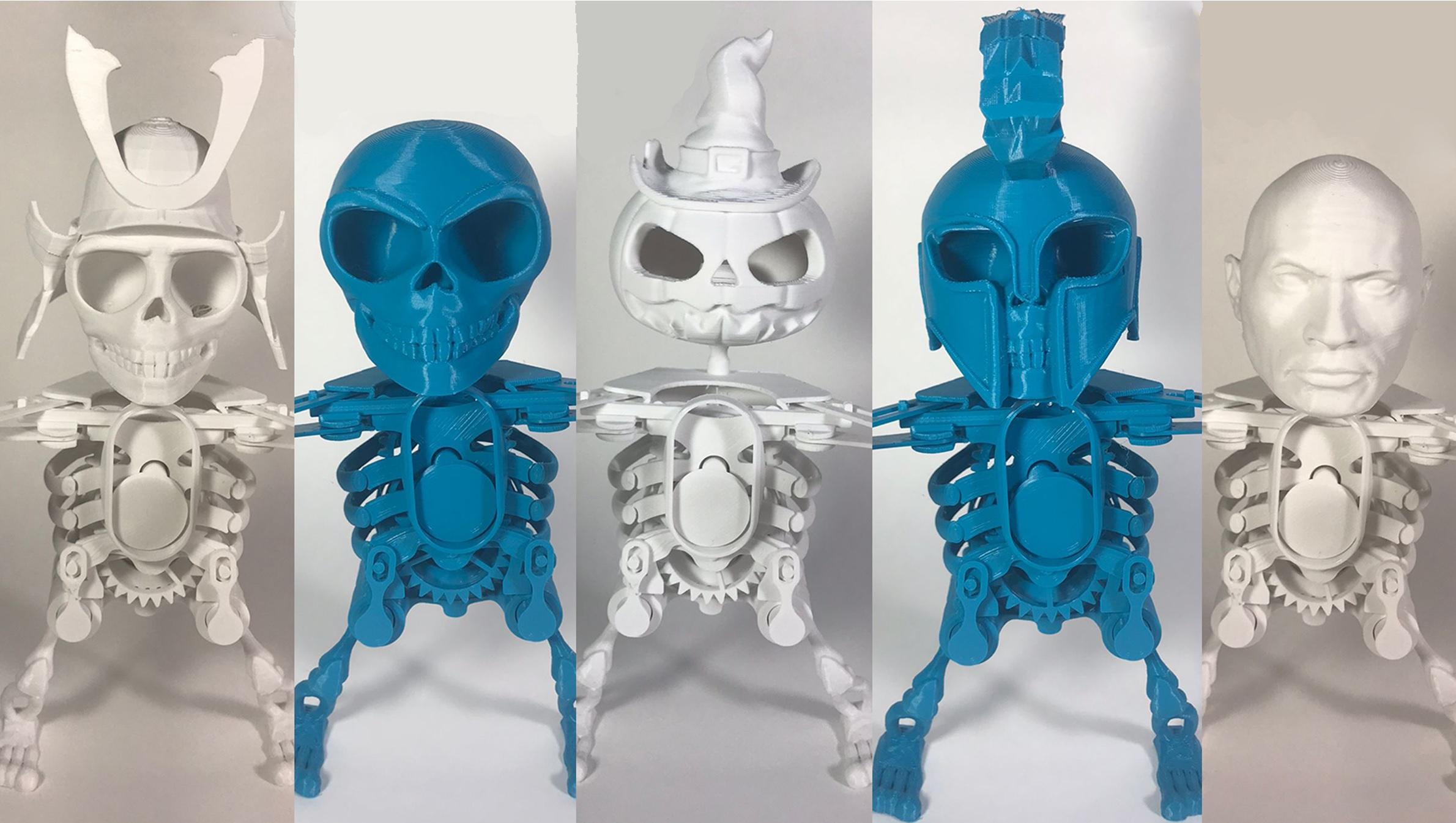 DANCING SKELETON - ACCESSORIES 3d model