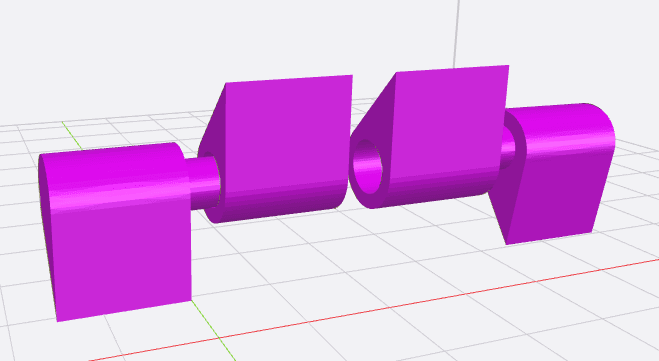  Hinge for use on small boxes. 3d model