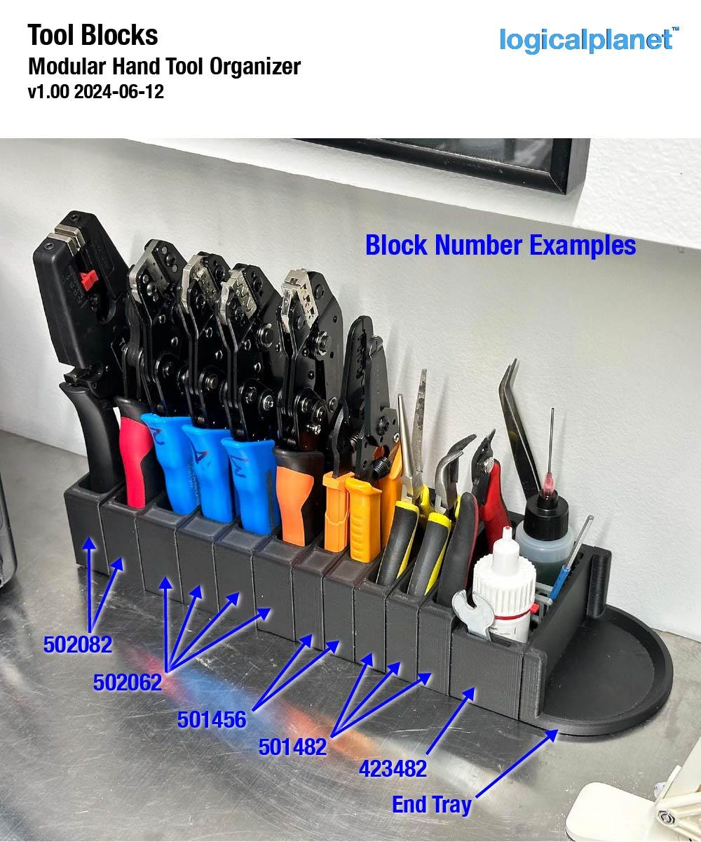 Tool Blocks - Modular Hand Tool Storage 3d model