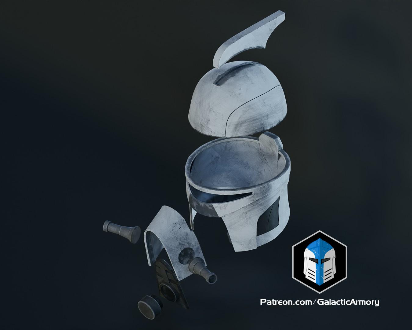 SCUBA Trooper Helmet - 3D Print Files 3d model