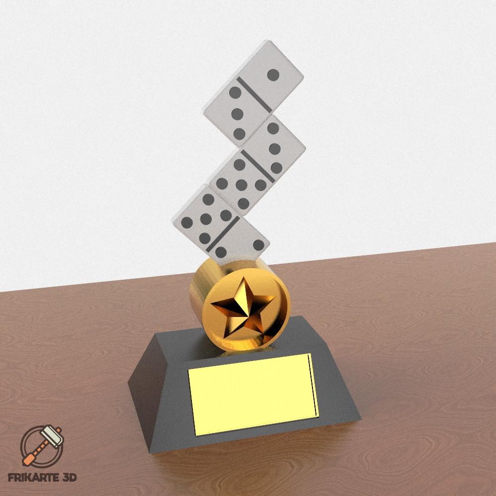 Domino Trophy 3d model