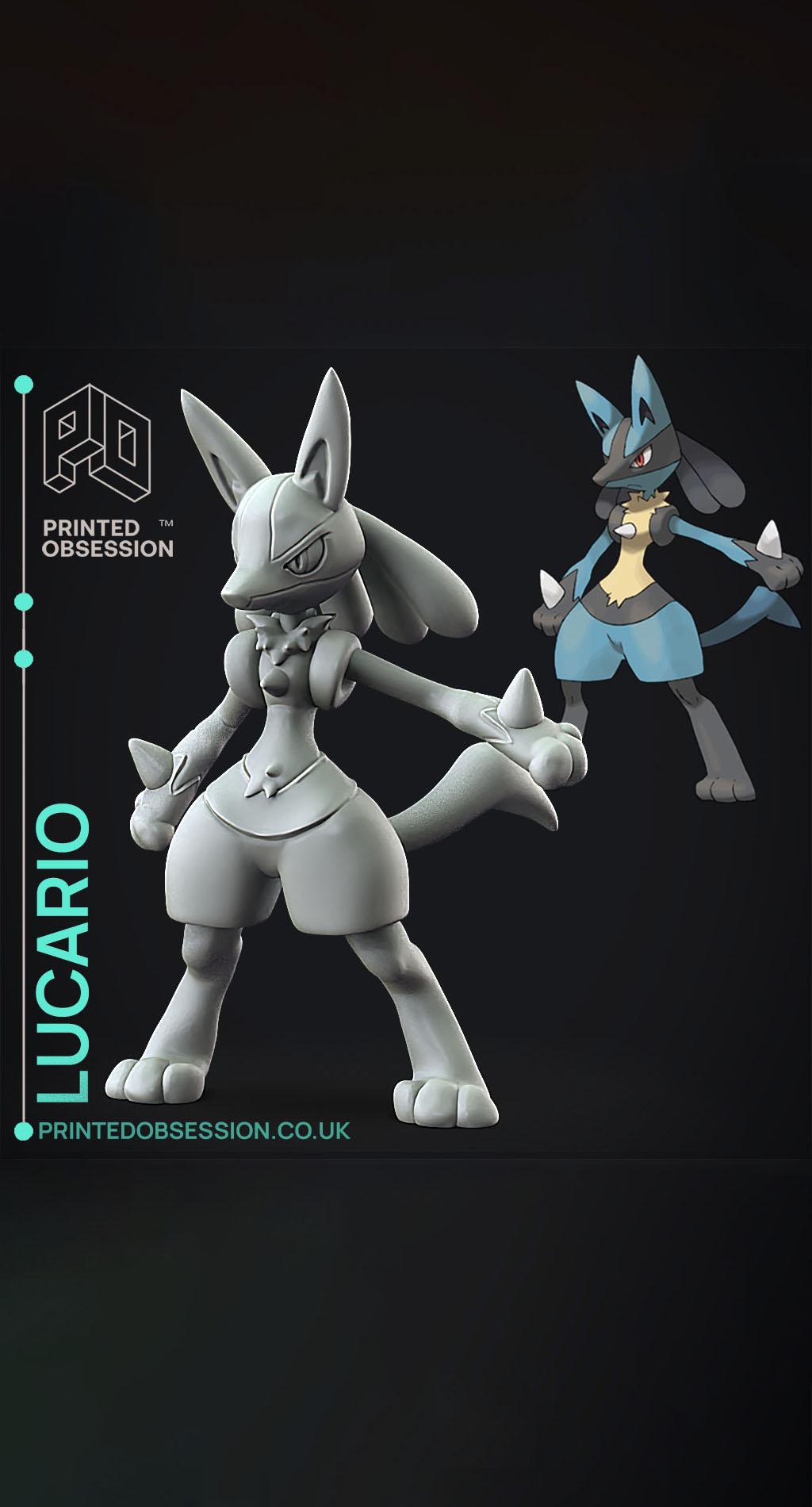 Lucario - Pokemon - Fan Art 3d model