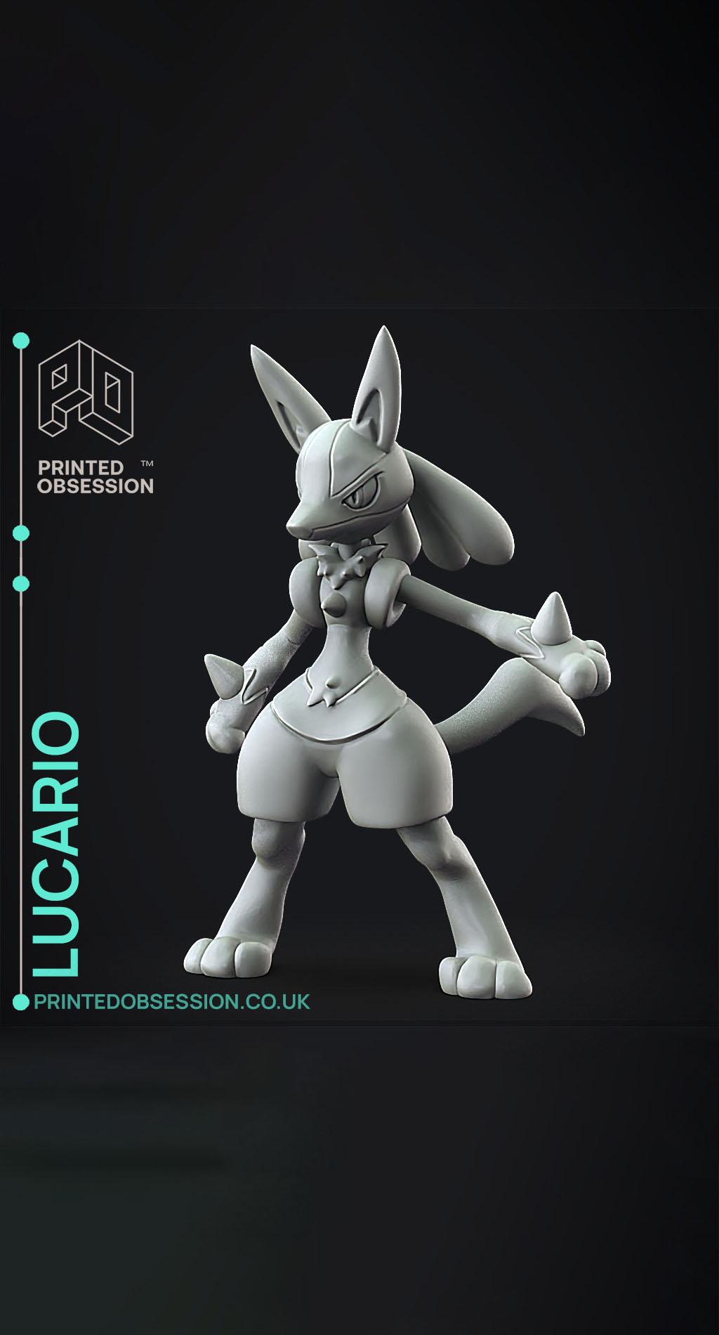 Lucario - Pokemon - Fan Art 3d model