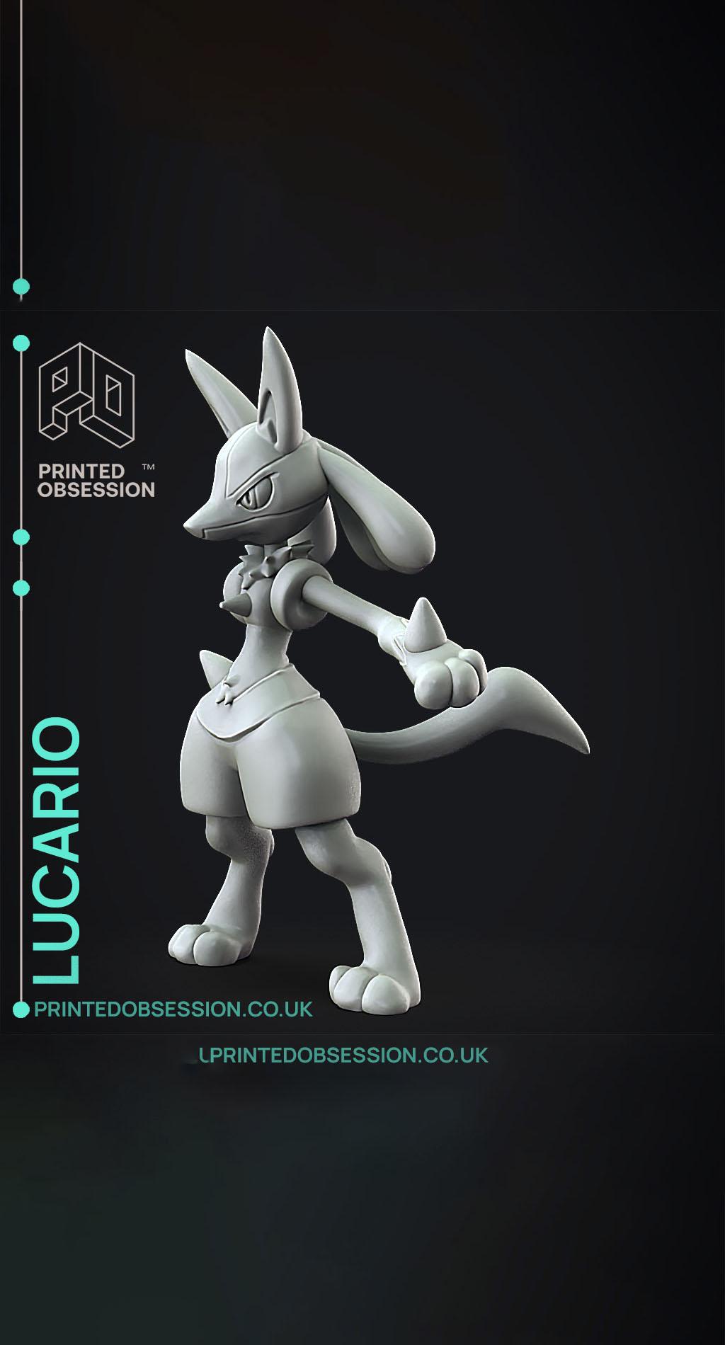 Lucario - Pokemon - Fan Art 3d model