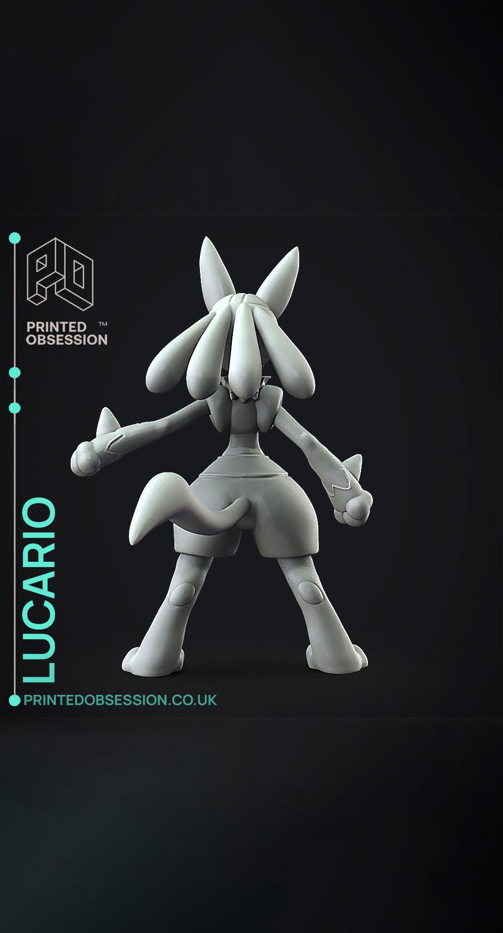 Lucario - Pokemon - Fan Art 3d model